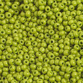 10/0 Preciosa Seed Beads Opaque Olive